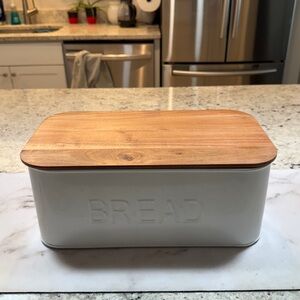 White and Brown Bread Box